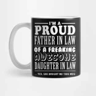 Father in law, daughter in law Mug